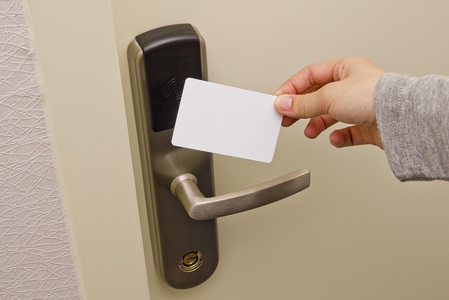 Access control system with biometric and RFID devices